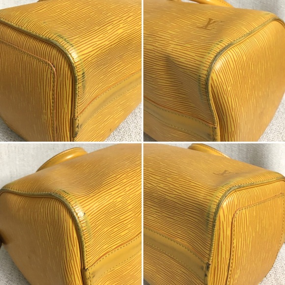 Authentic Louis Vuitton Speedy 25 bag yellow Epi leather - Picture 13 of 16